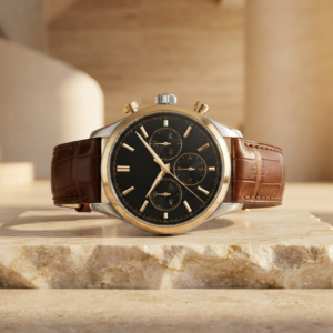 Prestige Chronograph Leather Watch
