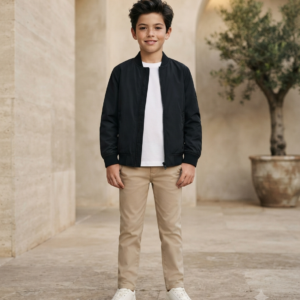 Classic Zip-Up Bomber Jacket