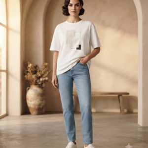 Women's Premium Oversized Graphic T-Shirt