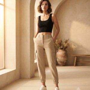 Women's Premium Cargo Jogger Pants